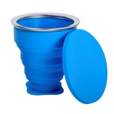 MeLuna szilikon sterilizáló pohár kék